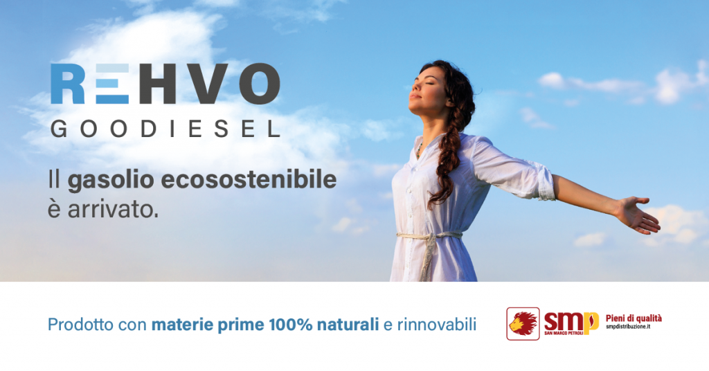 REHVO Goodiesel, gasolio HVO ecosostenibile